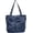 D-blue, variant on Vintage Denim Tote Handbag for Women Nostalgic Jean Shoulder Bag Purse Casual Top Handle Purse