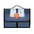 thumbnail image 2 of Portable Travel Toiletry Bag Roll up Makeup Bag Spacious Hanging Hook Makeup Bag for Travel Gym Camping Little Ghosts Eating Candy, 2 of 9