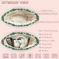 thumbnail image 5 of XYZCANDO Green Santa Printed Padded Shoulder Handbag Large Capacity Quilted Festive Tote for Christmas Shopping Travel Work Lightweight Durable Casual Daily Carry All Bag, 5 of 7