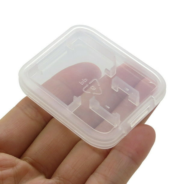 10Pcs Micro SD SDHC Memory Card Case Holder Box Storage Hard Plastic