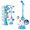 Blue, variant on Kids Karaoke Microphone with Stand-Adjustable Height,Singing Toys Gifts ,4 Drum Sound Effects & 12 Dance Songs,Flashing Stage Lights