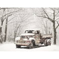 thumbnail image 2 of Deiter, Lori 18x15 Black Ornate Wood Framed with Double Matting Museum Art Print Titled - Christmas Tree Truck, 2 of 4