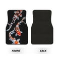 thumbnail image 7 of Salouo Tricolor Koi Fish Trio for 4-Piece Floor Mats, Custom Fit Car Mats All-Weather Car Foot Mats Automotive Floor Mats for Cars, Trucks, SUVs, Vehicle Floor Liner, 7 of 7