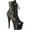 Black/Gold Flip Sequin/Black Synthetic, variant on ADORE-1020SQ, 7" Heel 2 3/4 Platform Lace-Up Sequins Ankle Boot