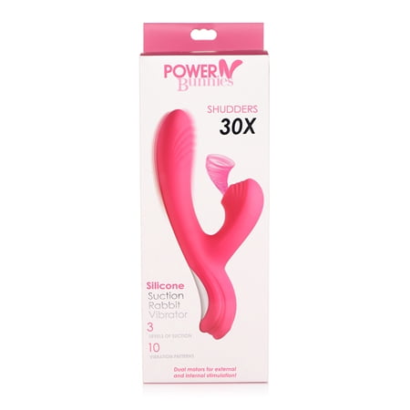 Shudders 30X Silicone Suction Rabbit Vibrator