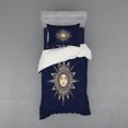 thumbnail image 1 of Ambesonne Vintage Bedding Set 3 Pcs, Occult Sun Myth, Twin, Dark Blue Yellow, 1 of 3
