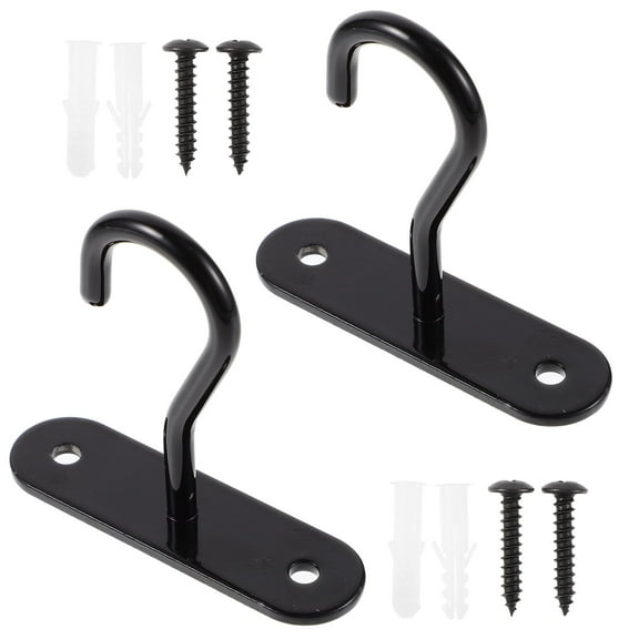 GOOHOCHY 2 Sets of Plant Hooks Ceiling Hooks for Hanging Plants Metal Ceiling Hooks Wall Planter Hangers