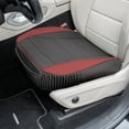 thumbnail image 5 of FH Group Car Seat Cushion – Durable PU Leather Bottom Seat Protector, Water Resistant for Car, Sedan, Truck, SUV Burgundy, 5 of 8