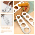 thumbnail image 6 of Stainless Steel Spaghetti Fish Noodle Measurer Server Tool Portable Slotted Pasta Spoon Utensil, 6 of 6
