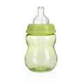 Nuby NonDrip Wide Neck Baby Bottle, 8 fl oz, 3 Count Multicolor