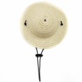 thumbnail image 1 of Pet Straw Hat Adjustable - Simple Casual Solid Color Dog Sun Cap Cat Summer Hat, 1 of 5