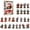 A, variant on QLUEWX Dachshund Christmas Advent Calendar 2026, 24Pcs Double-Sided Flat Acrylic Sausage Dog Ornaments Countdown Blind Box for Xmas Tree Home Decor Holiday Gift