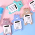 thumbnail image 4 of Yeacher Calculator Electronic 8-Digit Bear Compact Mini Lightweight Portable Handheld Calculator for Students Home, 4 of 8
