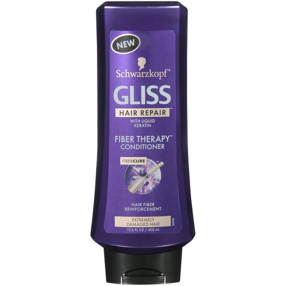 Schwarzkopf Gliss Fiber Therapy Conditioner 13.6 oz - (Pack of 3)