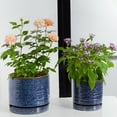 thumbnail image 4 of Better Homes & Gardens Pottery 8" Toramina Ceramic Planter,Teal, 4 of 8