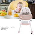 thumbnail image 3 of Trona Para Bebé, Trona Portátil Ajustable Con Respaldo Suave Y Bandeja Extraíble, Silla De Comedor Para Bebé Para Cenar, Jugar, Aprender, Viajar Al Aire Libre, 3 of 7