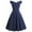 Navy, variant on IROINNID Formal Dress for Women Wedding Guest Evening Night Party Dress Elegant Summer Off Shoulder V Neck Vintage Solid Party Dress,Red