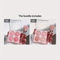 thumbnail image 1 of CHUANK 4 Colors Blush Palette - Soft  Compact  Low Saturated Powder with Vibrant Matte Gradient Colors for Natural Everyday Look - Perfect for All Skin Tones, 1 of 7