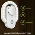 thumbnail image 3 of Negative ion purification night light air purifier with adjustable brightness USB charging 120-degree sensing angle soft light long battery life night light air purifier, 3 of 8