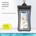 thumbnail image 3 of Funda impermeable para teléfono móvil para natación, bolsas a prueba de agua, funda de TPU para iPhone 12 Pro Xs Max XR X 8 7 Galaxy S10, 3 of 5