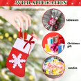 thumbnail image 3 of Lot de 24 Mini Bas de Noël en Feutre avec Design Flocon de Neige - Chaussettes Rouges pour Bonbons, Vaisselle, Fête de Noël, Arbre, Table à Dîner et Ornements de Maison, 3 of 7