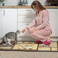 thumbnail image 6 of Fat Chef Kitchen Rugs Sets of 2, I Love Cooking Farmhouse Washable Anti Fatigue Kitchen Runner Mats for Floor, Non Slip Comfort Standing Holiday Decor Mat for Sink,Laundry,Office 17"x 47"+17"x 30", 6 of 7