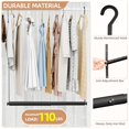 thumbnail image 3 of Extensor de ropa para colgar ropa, Storage Maniac, 2 unidades, color negro, 3 of 8
