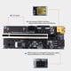 thumbnail image 1 of Clear Placa elevadora Pci-e 1x a 16x tarjeta elevadora extensora Gpu adaptador USB 3,0 Gpu de 6 pines, 1 of 2