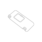 Genuine OE Nissan Sun-Visor - 96400-EZ00B