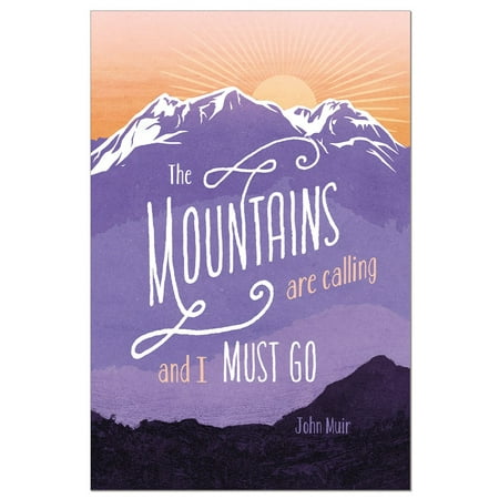 Tree-Free Greetings Mountains Are Calling Boxed ECO Notes Blank Note Cards-FS56692