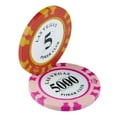 thumbnail image 1 of 100 Pcs Poker Chips Poker Games Accessories Digital Chips, 1 of 6
