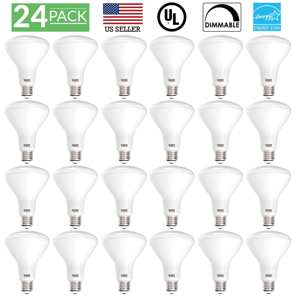 Sunco Lighting 24 Pack BR30 LED Light Bulb 11 Watt (65 Equivalent