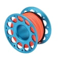 thumbnail image 1 of Fishing Line Reel, 30m / 98.43ft Aluminum  Diving Reel Aviation Multi Purpose Finger Spool With Double Ended Hooks, 1 of 7