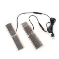 thumbnail image 2 of Greeniant 2 uds 2-12V almohadilla de calefacción de fibra de carbono calentador de manos USB película de calefacción eléctrica invierno Type3 NO3, 2 of 6