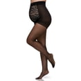 thumbnail image 2 of Women's Berkshire 5700 Maternity Light Support Reinforced Toe Hosiery (Black D), 2 of 3
