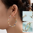 thumbnail image 1 of Pendientes étnicos de perlas Pendientes huecos clásicos Regalos de joyería para mujer Wmkox8yi sjalhkljlk419, 1 of 7