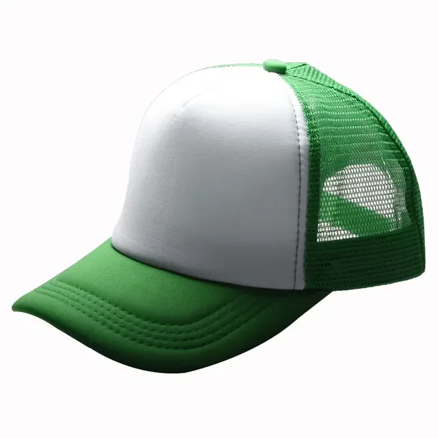 Custom Brand LOGO Personality DIY Print Trucker Hat For Kids Net Baseball Cap Men Women Blank Mesh Adjustable Sun Hat Visor QZX