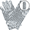 B, variant on Sparkly Sequin Gloves for Performances & Costumes – Full Finger Glitter Gloves for Stage, Halloween, Parties & Events