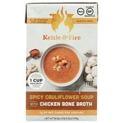 Kettle And Fire Keto Soup Spicy Cauliflower Chicken Bone Broth, 16.9 Oz