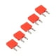 thumbnail image 2 of Conector Tipo Banana Doble, Conectividad Fuerte 5 Uds. Cabezal En Forma De Linterna De Latón Niquelado Conector Tipo Banana De 2 Vías J.20005 Para Equipos Electrónicos Para OTVIAP Rojo, 2 of 8