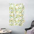 thumbnail image 1 of Yellow Flower Tapestry, Romantic Botanical Theme Bindweed Florets Shabby Design in Watercolors, Wall Hanging for Bedroom Living Room Dorm Decor, 40W X 60L Inches, Yellow Jade Green, by Ambesonne, 1 of 2