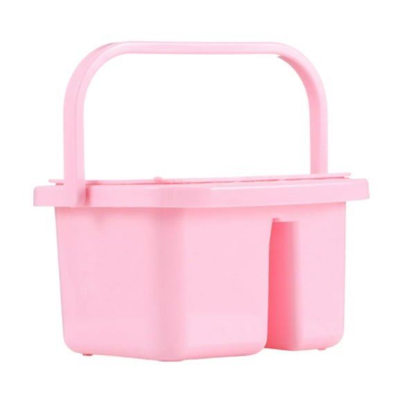 Lavadora de pinceles Lavabo para pinceles Olla multifuncional Cubo para pinceles Cepillo Rosa