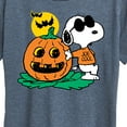 thumbnail image 3 of Peanuts - Joe Cool Pumpkin - Women's Short Sleeve Graphic T-Shirt, 3 of 6