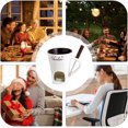 thumbnail image 4 of Tea Candle Fondue Set - Chocolate Fondue Mug Set - Chocolate Melting Mug Use The Included Tea Light Candles To Heat And Create A Cozy Atmosphere While Keeping The Hot Pot Warm, 4 of 8