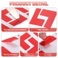 thumbnail image 3 of Uxcell 5S Location Marking Corner, (3 x 3 x 1.2 Inch, Blue) (24 Pcs), Durable L -shaped Floor Marking Stickers, Suit for - Office/Warehouse/Desk/Table Top, 3 of 7