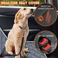 thumbnail image 5 of Yuntec Funda para asiento de coche para perros, funda para asiento trasero para perros, protector de asiento de coche para mascotas, funda impermeable para asiento de coche, funda antideslizante para, 5 of 5