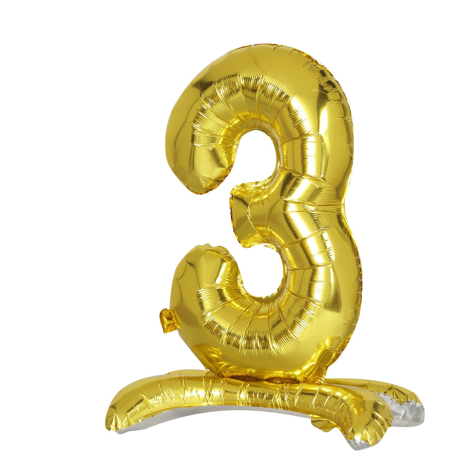 Efavormart 27" Shiny Gold Self Standing Number/Letters Balloons, Helium