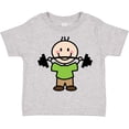 thumbnail image 3 of Inktastic Weightlifting Boy Weightlifter Exercise Boys Toddler T-Shirt, 3 of 5