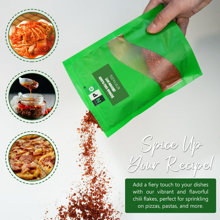 NPG Authentic Sichuan Chili Flakes 8 Ounces, Medium Hot NPG Authentic Sichuan Chili Flakes 8 Ounces, Medium Hot