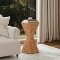 thumbnail image 2 of Butler Specialty Company Billie Burl Wood Hexagon Side Table - Traditional Burl, 2 of 7